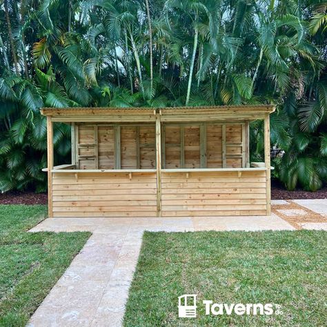 Garden bar shed