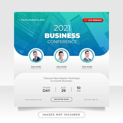 Event Poster Design Inspiration, Webinar Design, Conference Branding, Mailer Design, Website Banner Design, Education Poster Design, Church Media Design, Business Conference, Graphic Design Website