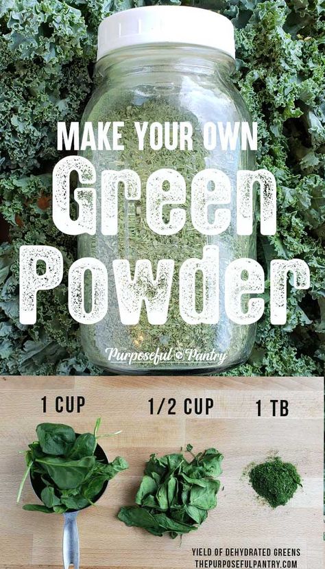 DIY Super Green Powder is so very easy, saves you a ton of money over commercial powders, and can be added to ANYTHING you bake and cook to add extra nutrition everywhere. I even add it to brownies! Learn the secrets to creating your own super green powder and get started today! Foods That Can Be Dehydrated, Dehydrated Spinach, Super Food Recipes, Dehydrating Food Storage, Food Dehydration, Homemade Dry Mixes, Dehydrating Food, Super Greens Powder, Dehydrated Vegetables