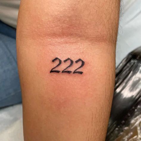 https://allabouttattoo.com/wp-content/uploads/2022/05/222-tattoo-27.webp 222 Forearm Tattoo, 222 In Different Fonts, 222 Tattoo Men, 222 Tattoo Design Fonts, 222 Tatoos, 222 Arm Tattoo, 222 Tattoo Fonts, 222 Font, 222 Tattoo Design