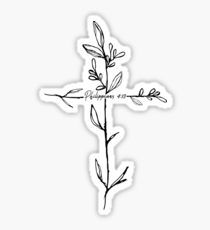 Cross Sticker, 16 Tattoo, Filipino Tattoos, Cross Tattoos For Women, Cross Tattoos, Christian Stickers, Tattoo Feminina, Cross Tattoo, Sticker Ideas