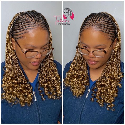 Carrot Singles Hairstyle, Half Carrot Half Singles Hairstyles, Line Braids African Hairstyles, Short Fulani Braids With Beads, December Braids, Caribbean Hairstyles, Single Braids Styles, Braids 2024, Latest Braided Hairstyles