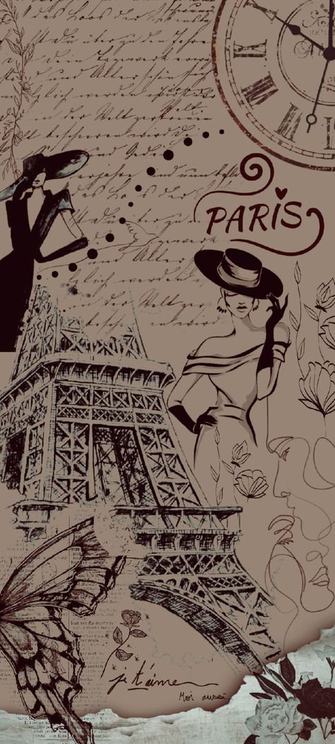 Aesthetic wallpaper French Lockscreen, Vintage Paris Wallpaper, French Wallpaper Iphone Aesthetic, French Aesthetic Wallpaper, French Vintage Aesthetic, France Aesthetic Vintage, France Wallpaper, French Wallpaper, France Aesthetic