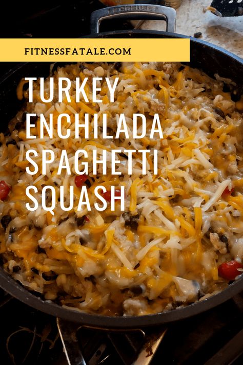 Turkey Burger Spaghetti Squash, Spaghetti Squash Recipes With Ground Turkey, Ground Turkey And Spaghetti Squash, Spaghetti Squash And Ground Turkey, Enchilada Spaghetti Squash, Turkey Spaghetti Squash, Enchilada Spaghetti, Spaghetti Squash With Turkey, Keto Squash