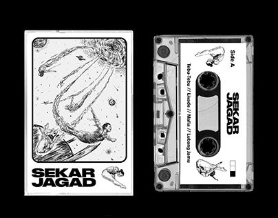 Check out new work on my @Behance profile: ""SEKAR JAGAD" Cassette Tape cover design" http://be.net/gallery/89591965/SEKAR-JAGAD-Cassette-Tape-cover-design Tape Cover Design, Cassette Cover Design, Cassette Cover Art, Casette Tape Design, Cassette Tape Cover, Cassette Packaging, Cassette Album Cover, Cassette Graphic Design, Cassette Tapes Design