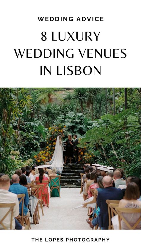 Explore the elegance and charm of Lisbon with our guide to 8 luxury wedding venues. Find the perfect backdrop for your special day in this enchanting European city in Portugal. Read our blog for more wedding advice. Wedding Venues Lisbon, Wedding Venues In Portugal, Wedding Venue Portugal, Lisbon Castle, Portugal Wedding Venues, Lisbon Wedding, Castle Weddings, Castle Wedding Venue, Stunning Wedding Venues