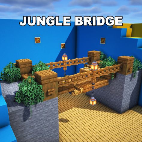 Minecraft Jungle Bridge ⚒️ Rate from 1-10? 🎥 Full Tutorial on my YouTube channel! 💾 World Download on Patreon ✅ Follow for OP Minecraft Builds 📢 Share with your Friends 💬 Rate this Build 1-10 🔖Tags 🔖 #minecraft #minecraftbuilds #minecrafters #minecraftpe #minecraftmemes #mınecraftideas #minecraftbuild #minecraftbuilding #minecraftbuilding #minecrafttutorial #minecraftonly #mcpe #minecraftpc #minecraftcreations #minecraftdaily #minecraftdesign #minecraftjava #minecrafts #minecraftyoutuber #g... Minecraft Jungle Bridge, Minecraft Building Ideas Jungle, Jungle Minecraft Houses, Minecraft Jungle Builds, Jungle Minecraft, Minecraft Jungle House, Jungle Bridge, Jungle Temple, Jungle Decorations