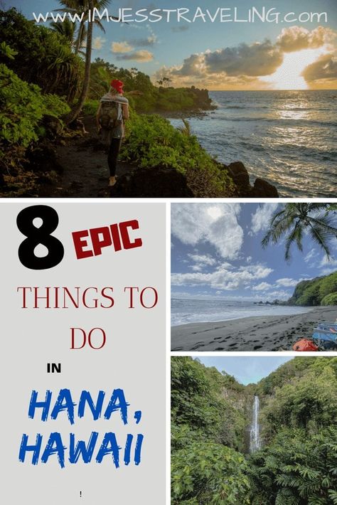 Awesome Things to do in Hana, Hawaii Hana Maui Hawaii, Hana Hawaii, Maui Travel Guide, Hawaii Trip Planning, United States Road Trip, Hana Maui, Backpacking South America, South America Destinations, Maui Travel