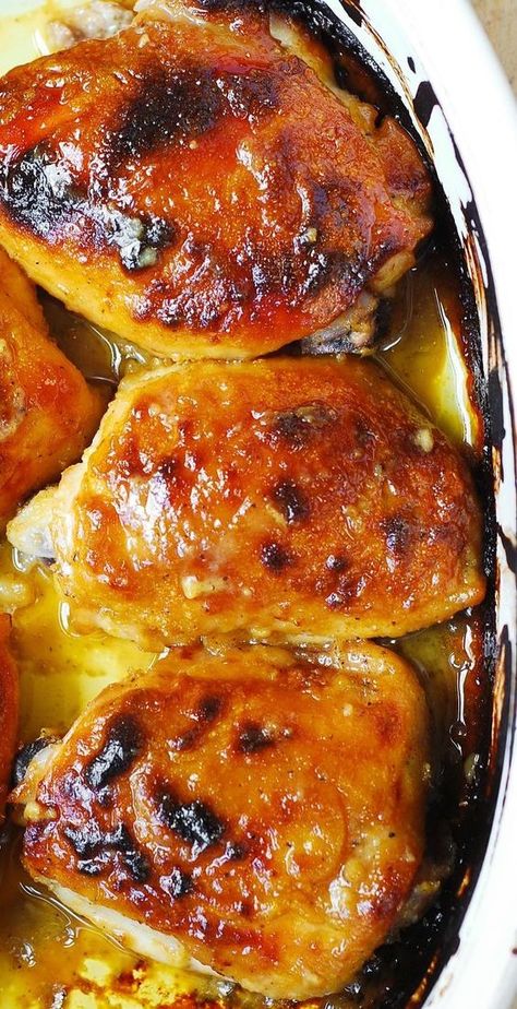 Best Baked Chicken Thighs, Maple Chicken Recipes, Chicken Legs In Air Fryer, Chicken Thighs Crockpot, Chicken Thighs Instant Pot, Chicken Thighs In Oven, Instant Pot Chicken Thighs, Maple Mustard Chicken, Best Baked Chicken