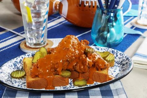 Carolina Smothered Chicken, Yay Recipes, Delicious Miss Brown, Chicken Fingers Recipe, Kardea Brown, Chicken Finger Recipes, Main Recipes, Creamy Mustard Sauce, Brown Food