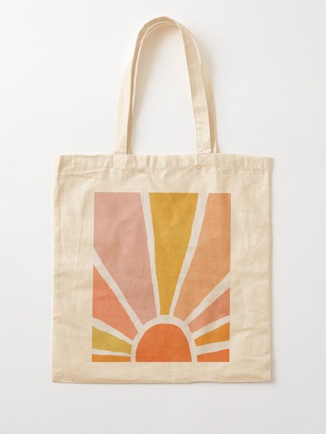 "Sun, Abstract, Mid century modern kids wall art, Nursery room" Tote Bag for Sale by juliaemelian | Redbubble Toat Bags Painted, Tote Bag Pattern Paint, Artistic Rectangular Cotton Canvas Bag, Artistic Cotton Canvas Rectangular Bag, Artistic Cotton Rectangular Canvas Bag, Eco-friendly Rectangular Canvas Bag With Graphic Print, Eco-friendly Rectangular Canvas Bag With Screen Print, Things To Paint On Tote Bags, Artsy Rectangular Canvas Bag For Everyday Use