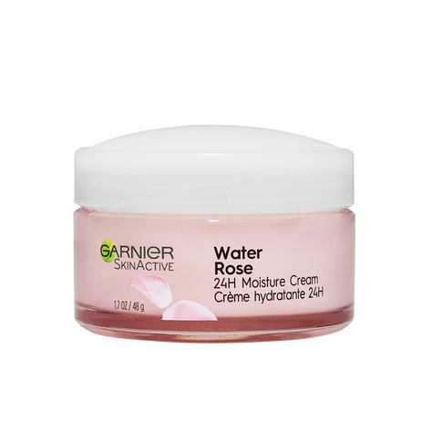 $12 Garnier SkinActive Water Rose 24H Moisture Cream, 1.7 oz. - Walmart.com Gel Face Moisturizer, Garnier Skinactive, Veruca Salt, Clinique Moisturizer, Garnier Skin Active, Budget Beauty, Anti Aging Oils, Lightweight Moisturizer, Real Rose