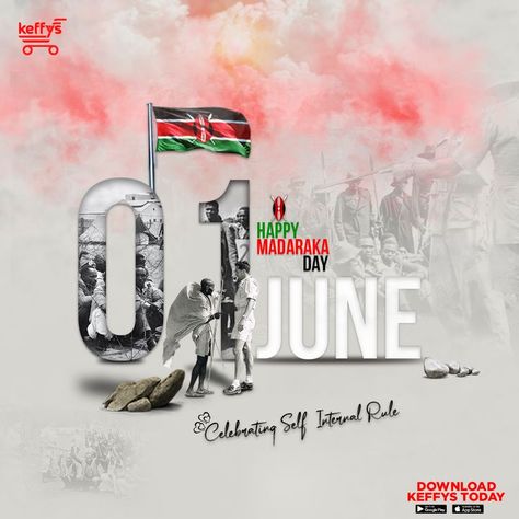 Kenya's Celebration of self internal rule Happy Madaraka Day Poster, Madaraka Day Posters, Madaraka Day Kenya Posters, Madaraka Day Kenya, Madaraka Day, National Holidays, Kenya, Holidays, Celebrities