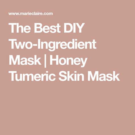 The Best DIY Two-Ingredient Mask | Honey Tumeric Skin Mask​ Honey And Turmeric, Tumeric And Honey, Best Diy Face Mask, Turmeric And Honey, Turmeric Face, Turmeric Face Mask, Tumeric Face Mask, Skin Face Mask, Honey Mask