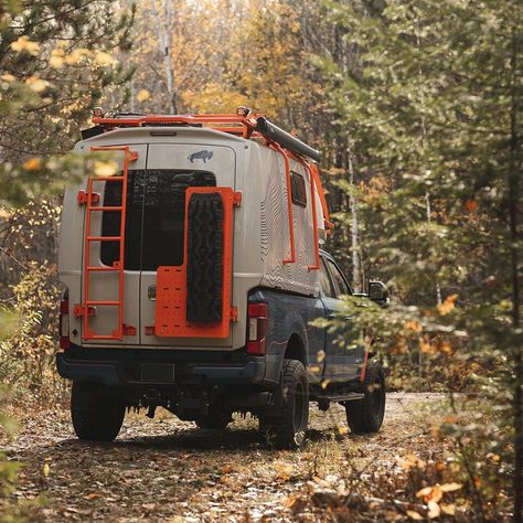 Loki slashes size and price on fast-adapting off-grid pickup camper Ford Ranger Camper, Corner Bench Seating, Small Pickups, Pickup Camper, Diy Campervan, Camper Shells, Vehicle Accessories, Micro House, Ford F Series