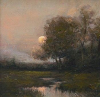 Dennis Sheehan Twilight Paintings, Nocturne Paintings, Landscape Oil Pastel, Extraordinary Landscapes, Dennis Sheehan, Tonalist Paintings, Helen Warlow, Sleep Well, Paintings I Love