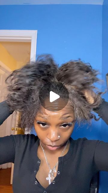 The Pretty Pisces 💕 on Instagram: "lookin like avatar . . . Ntmmm 😂 
•
•
☆ TikTok ~ Only1ebonyy (376.2k followers)
☆ YouTube ~ Only1ebonyy (28.5k subs)
☆ @only1ebonyyy 💕 
•
• #explorepage #explorepage✨ #explore #viral #viralvideos #viralreels #viralmemes #viralinstagram #viralvídeos #fyp #fypage #fypシ #fypppppppppppppppppppppppppppppppppppppppppppppppppppppppppppppppppppppp #fypシ❤️💞❤️ #naturalhair #naturalhairstyles #naturalhaircommunity #naturalhairdaily #naturalhairjourney #curlyhair #curlyhairstyles #curlyhaired #curlyhairdontcare #curlyhairroutine #hairinfluencer #naturalhairinfluencer" Natural Hairstyles For Black Women Slick, Natrul Hairstyle For Black Women, Natural Hair Community, Natural Hair Styles Easy, Curly Hair Routine, Natural Hair Journey, The Pretty, Black Women Hairstyles, Natural Hair