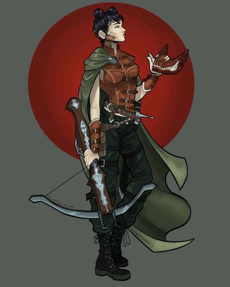 Ranger Pose Reference, Horizon Walker Ranger Dnd, Crossbow Reference Pose, Crossbow Character Design, Holding Crossbow Reference, Crossbow Pose, Crossbow Reference, Crossbow Character, Hand Crossbow