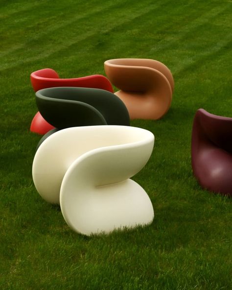 This Chair Design is Inspired by Fortune Cookies Minimalism Furniture Design, Form Study Design, Sustainable Furniture Design, Unique Chairs Design, Haldi Outfits, Massimo Vignelli, Story Drawing, Eco Friendly Cleaning Products, Foldable Chairs