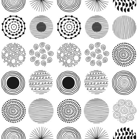 Circle Texture Patterns, Circle Inside Circle Design, Lines And Circles Design, Line Art Circle, Circles Drawing Ideas, Doodle Circles Ideas, Circle Designs Pattern, Circle Pattern Drawing, Circles Background