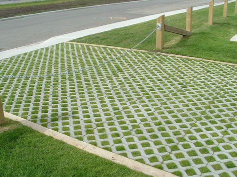 Paving Stones - Turfstone | Turfstone Expocrete | Expocrete an Oldcastle company | Flickr Grass Pavers Driveway, Grass Driveway, Permeable Driveway, Grass Pavers, Paver Designs, Driveway Design, Driveway Landscaping, Paver Driveway, Have Inspiration