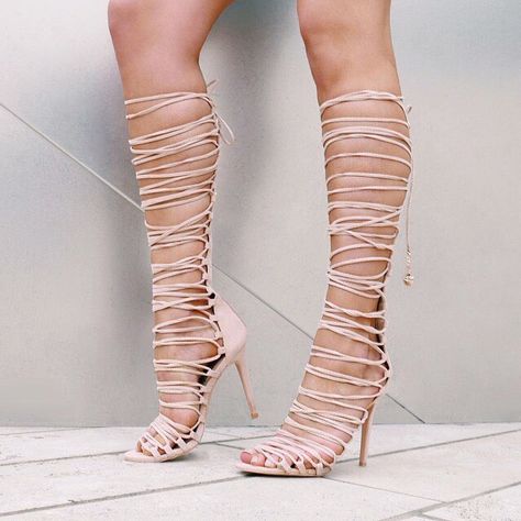 We know you’re a little tied up right now, but ALL heels – including our Lace-Up 2 Win Gladiator Sandals – are up to 60% off! Shop our bio link to get started... #gojane #heels #gladiator #dtla #ootd #ootn #datenight #sexyheels #sotd #theseareheelsnotflatsandals Gladiators Sandals, Tan Strappy Heels, Gladiator Boots, Gladiator High Heels, Heels Strappy, Gladiator Sandals Heels, Wild Diva Shoes, Salon Suites, Sandals Strappy