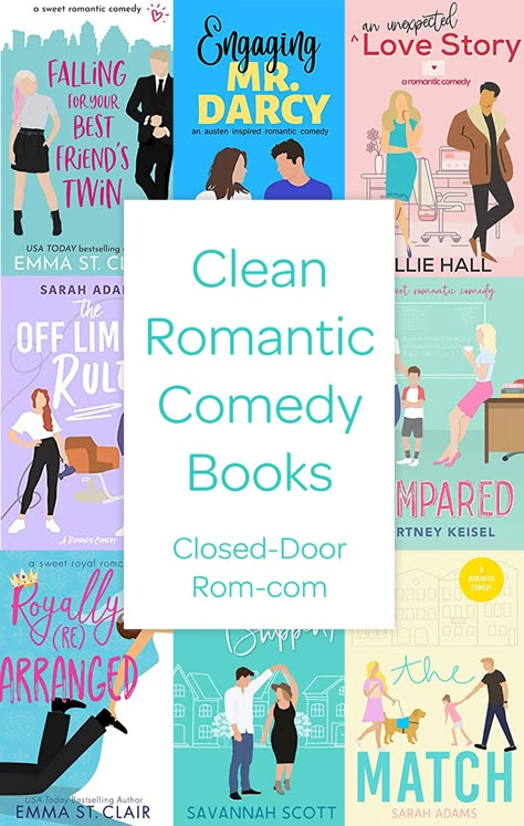 Clean Romcom Books - Discovering a Fabulous, Growing Genre Good Clean Romance Books, Ya Clean Romance Books, Best Clean Romance Books, Clean Summer Romance Books, Good Romantic Books, Cute Romcom Books, Clean Ya Book Recommendations, Clean Teen Romance Books, Clean Romcom Books