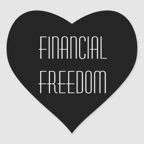 Financial Freedom Stickers | Zazzle Different Vision Board Ideas, Vision Board Word Art, Vision Board Photos Pictures Aesthetic, Things To Add To Vision Board, Savings Vision Board Pictures, 2023 Vision Board Words, Savings Picture For Vision Board, Vision Board Words Motivation, Financially Free Vision Board