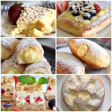 Italian Tarts, Italian Crema, Italian Custard, Italian Donuts, Butter Cakes, Cake Filling Recipes, Custard Cream, Italian Cream, Italian Recipes Dessert