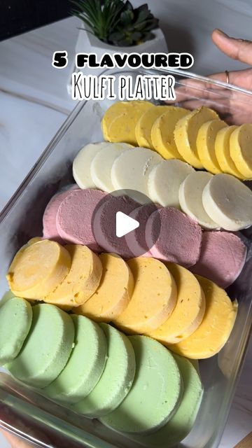 Malai Kulfi Recipe, Mango Kulfi, Kulfi Recipe, Dessert Platter, Diy Desserts, Indian Cooking Recipes, Green Food, Cold Desserts, Cardamom Powder