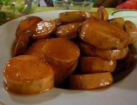 Candid Sweet Potatoes, Sauce For Sweet Potatoes, Candied Sweet Potato Recipes, Hollywood And Vine, Bourbon Sweet Potatoes, Sweet Potatoes Recipe, Bourbon Sauce, Candied Sweet Potatoes, Disney Recipes