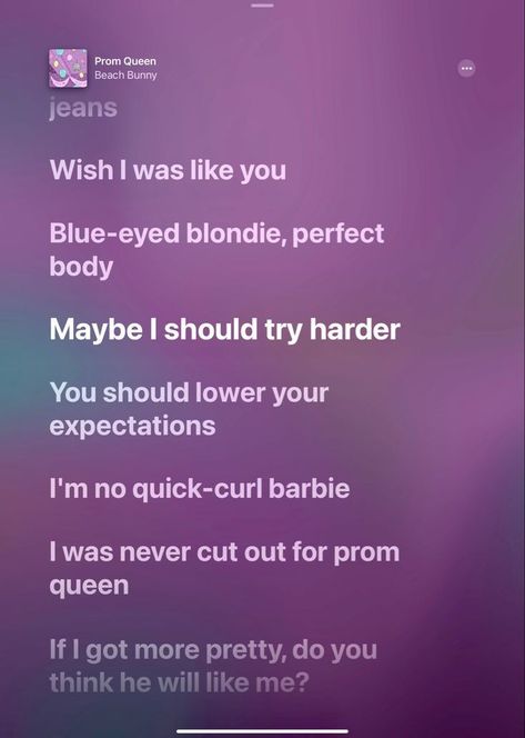 Boss Captions, Purple Lyrics, Purple Spotify, Soft Songs, Prom Captions, Music Tones, Eyes Contact, Quick Curls, Red Aesthetic Grunge