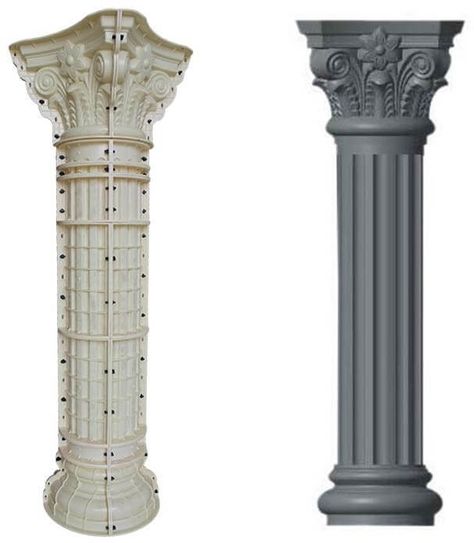 ABS Plastic Concrete Column Moulds For Sale Our concrete column moulds and roman pillar molds, by using high-quality ABS plastic which determines the appearance and quality of the mold, have good performance of hardness, deformation-resistant, repeat use for production. Concrete Column Molds Features Easy to operate, time-saving, Large Concrete Molds, Concrete Pillars Columns, Creative Ceiling Ideas, Concrete Moulds, Column Design Ideas, Columns Design, Plaster Cornice, Cornice Moulding, Concrete Formwork