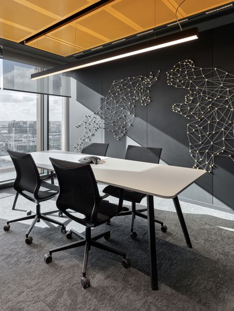 Office Interior Design Creative, Meeting Room Design Office, Office Decoration Ideas, Open Office Design, Modern Office Interior, Conference Room Design, Law Office Decor, Meeting Room Design, Best Home Office