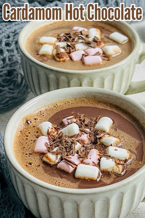 Indulge in the symphony of flavors with cardamom hot chocolate! Experience the velvety texture of cocoa and milk, enriched by the aromatic allure of cardamom. A sip-worthy masterpiece that turns ordinary moments into extraordinary delights. ✨🍫 Chips Masala, Air Fryer Pasta Chips, Air Fryer Pasta, Masala Pasta, Salted Caramel Hot Chocolate, Classic Hot Chocolate, Pasta Chips, Creamy Smoothies, Potato Cakes