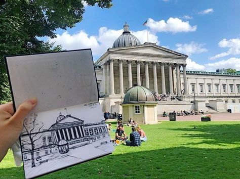 Ucl London Campus Aesthetic, Beautiful Universities, College Manifestations, Ucl University, Campus Aesthetic, University In England, Student Picture, London Dreams, University College London