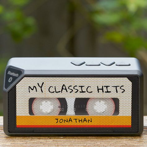 $41.50 | Vintage Retro Cassette Tape #retro, vintage, classic, cassette tape, radio, old fashioned, 80s, 90s, music, cool Retro Cassette, Old School Music, Personalized Note Cards, Perfect Stocking Stuffers, Christmas Stocking Stuffers, Cassette Tape, Bluetooth Speakers Portable, Bluetooth Speakers, The Good Old Days