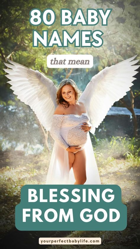 A mom to be dressed as an angel for an article about 80 beautiful baby names that mean 'blessing from God' Christian Baby Girl Names, Baby Names Meaning, Hindu Baby Boy Names, Hindu Names, Blessing From God, Names Meaning, Names And Meanings, Miracle Baby, Name Inspiration