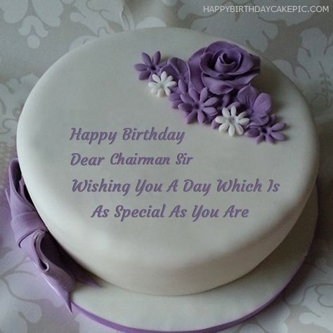 Download Indigo Rose Happy Birthday Cake For Chairman Sir Cakes For Girlfriend, Rose Happy Birthday, Rosé Birthday Cake, Birthday Cake Design Ideas, Online Birthday Cake, Cake Pic, 19th Birthday Cakes, Happy Birthday Cake With Name, Wish Happy Birthday