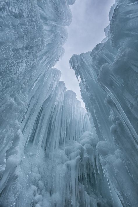 Ice Castle Stillwater, MN Ice Castles New Hampshire, Castles In America, Ice Aesthetic, Snow Castle, Ice Castle, Castle Aesthetic, Ice Castles, Outdoors Tattoo, Dead End