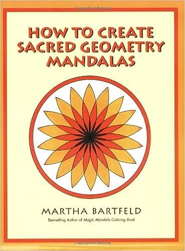 How to Create Sacred Geometry Mandalas: Martha Bartfeld: 9780966228526: Amazon.com: Books Sacred Geometry Art Mandalas, Sacred Geometry Art, Geometry Art, Art Instructions, Sacred Geometry, Self Discovery, Bestselling Author, Geometry, Coloring Books