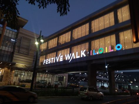 Festive Walk Iloilo City Visayas Iloilo City Festive Walk, Sm City Iloilo, Iloilo City At Night, Iloilo City Aesthetic, Festive Walk Iloilo, Philippine Photography, City Core, New Manila, Iloilo City