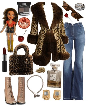 Modest Bratz Outfits, Brats Yasmin, Bratz Outfits Inspiration Yasmin, Sasha Bratz Aesthetic Outfits, Bratz Themed Outfit, Bratz Winter Outfit, Outfits Bratz Style, Bratz Style Inspiration, Bratz Outfits Style