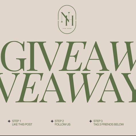 Just few easy steps to win our giveaway: 1️⃣ Like this post 2️⃣ Follow our instagram page @nurihome_ 3️⃣ Tag 3 friends or more in the comment 5 lucky winners will be chosen to receive MISTERIOUS GIFT 🤩 Giveaway ends on 28th May 2024. Winners will be announced on 29th May 2024. Good luck to everyone participating🫶🏻 #nurihomegiveaway #maygiveaway #giveaway #kotakinabalugiveaway #sabahgiveaway Giveaway Aesthetic Post, Giveaway Post Ideas, Giveaway Aesthetic, Instagram Giveaway Posts, Jeremiah 2911, Luxury Graphic Design, Giveaway Announcement, Giveaway Graphic, Giveaway Ideas