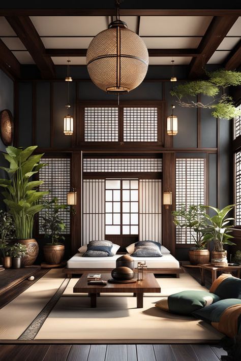 #JapaneseHomeDecor #AsianHomeStyle #CozyAsianLiving #JapaneseInteriorDesign #ZenDecor #MinimalistHomeDecor #CustomBlanket #JapaneseGiftIdeas #ModernAsianDecor #KawaiiHomeDecor Southeast Asian Home Design, Japanese Room Style, Swedish Japanese Interior, Asian House Interior, Japanese Style Homes, Hanok Interior, Chinese Farmhouse, Japanese Interior Design Traditional, Traditional Japanese House Interiors