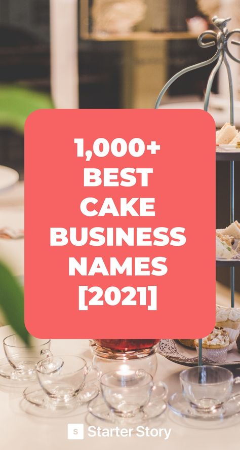 Cake Business Names, Bean Pie, Cake Branding, Dessert Places, Traditional Names, Short Names, Naming Your Business, Cake Name, Best Cake