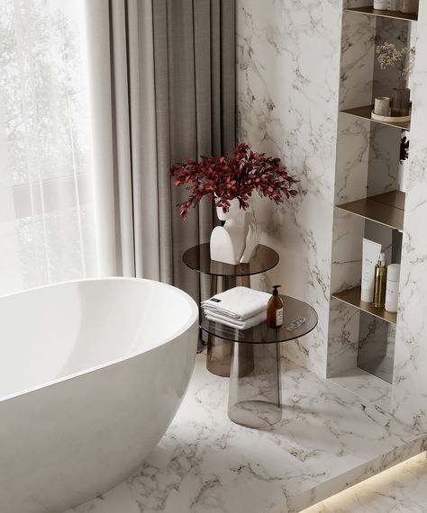 Bathroom Behance, Modern Classic Bathroom, Neoclassic Interior, Classic Bathroom Design, Luxury Kids Bedroom, Modern Classic Interior, Behance Design, Bathroom Decor Luxury, Classic Bathroom