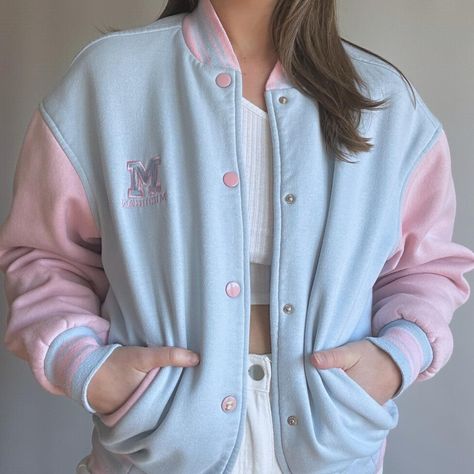 Vintage Pastel Michigan Varsity Jacket

DM FOR... - Depop Pastel Y2k, Varsity Design, Vintage School, Teenager Outfits, Pink Sweatshirt, Blue And Pink, Powder Blue, Outfits Aesthetic, Y2k Vintage