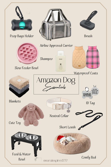 Welcoming a new puppy? Make sure you’re prepared with this essential checklist. From cozy beds to training tools, shop the products that every parent needs. #PuppyEssentials #PetLovers #DogCare amazon must haves, amazon finds, puppy training, puppy essentials products, puppy essentials amazon, puppy essentials list dog owners, puppy essentials checklist, puppy essentials boy, puppy essentials pink, puppy essentials blue, dog essentials list, dog essentials products, dog essentials aesthetic Dog Necessities List, Things Puppies Need, Cute Things For Puppies, Dog Mom Must Haves, Dog Things Organization, New Puppy Essentials, Dog Essentials List, Puppy Set Up Ideas, Dog Essentials Products