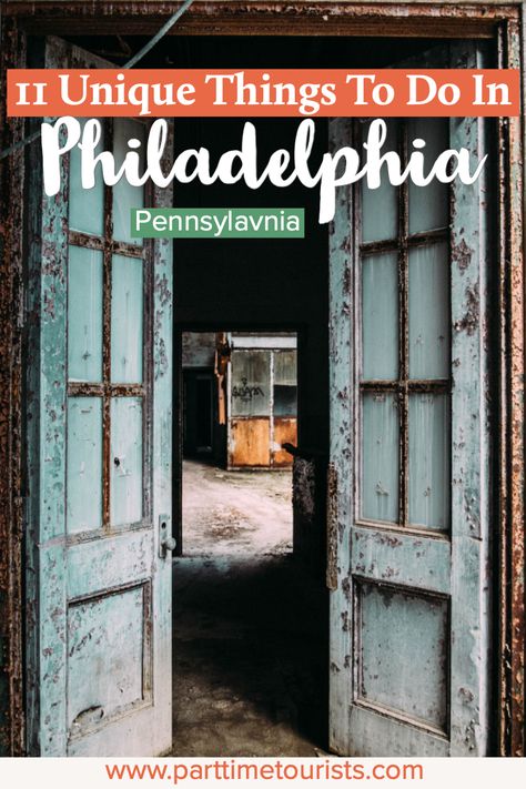 11 Unique Things To Do In Philadelphia [48 hour guide] I am so going to put these on my bucket list the next trip to philly! #philly #philadelphia  parttimetourists.com Philadelphia Things To Do, Philly Cheesesteaks, Things To Do In Philadelphia, Visit Philadelphia, Pennsylvania Travel, East Coast Road Trip, Betsy Ross, My Bucket List, Urban Loft